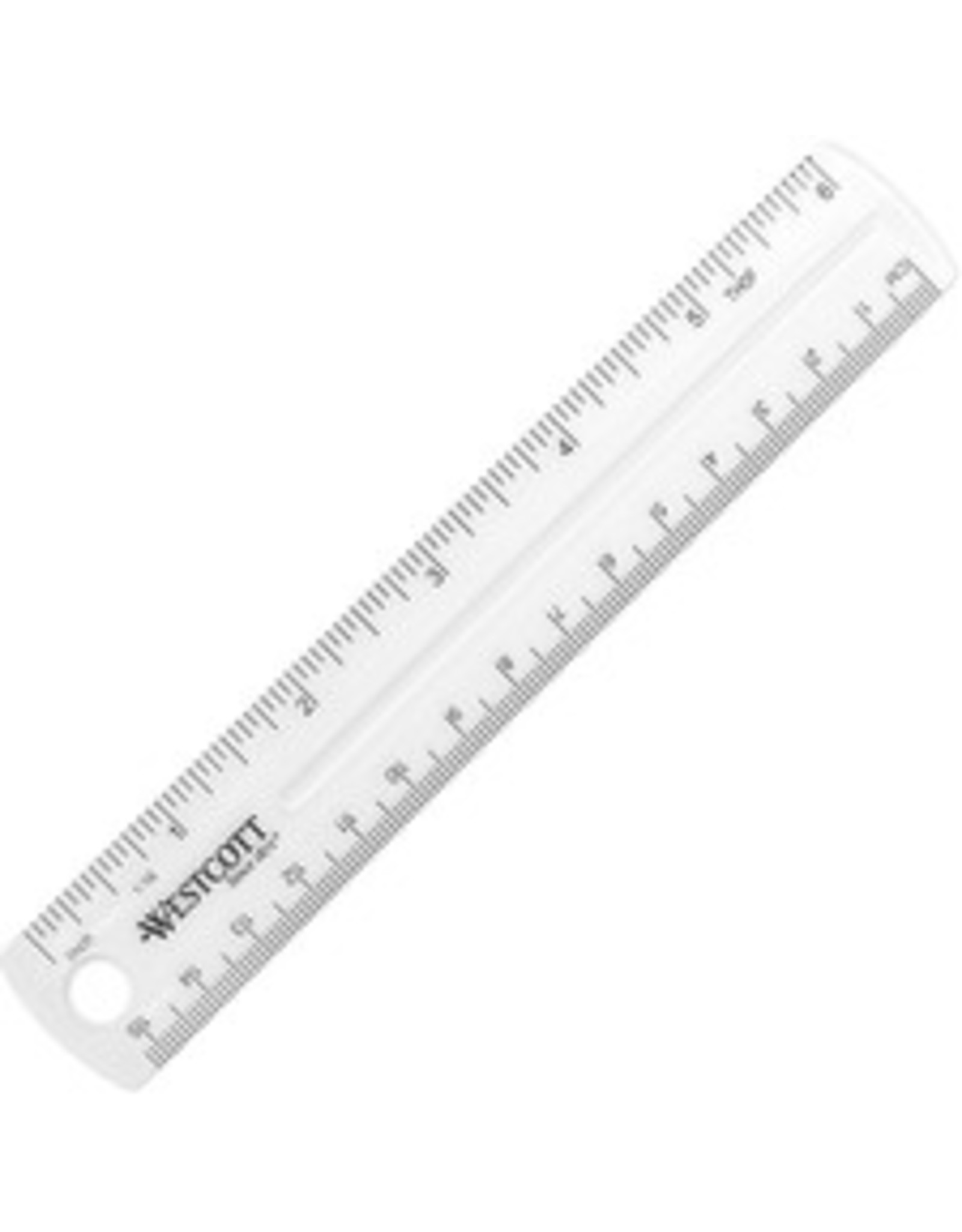 RULER PLSTC INCH/MTRC 6IN/15CM
