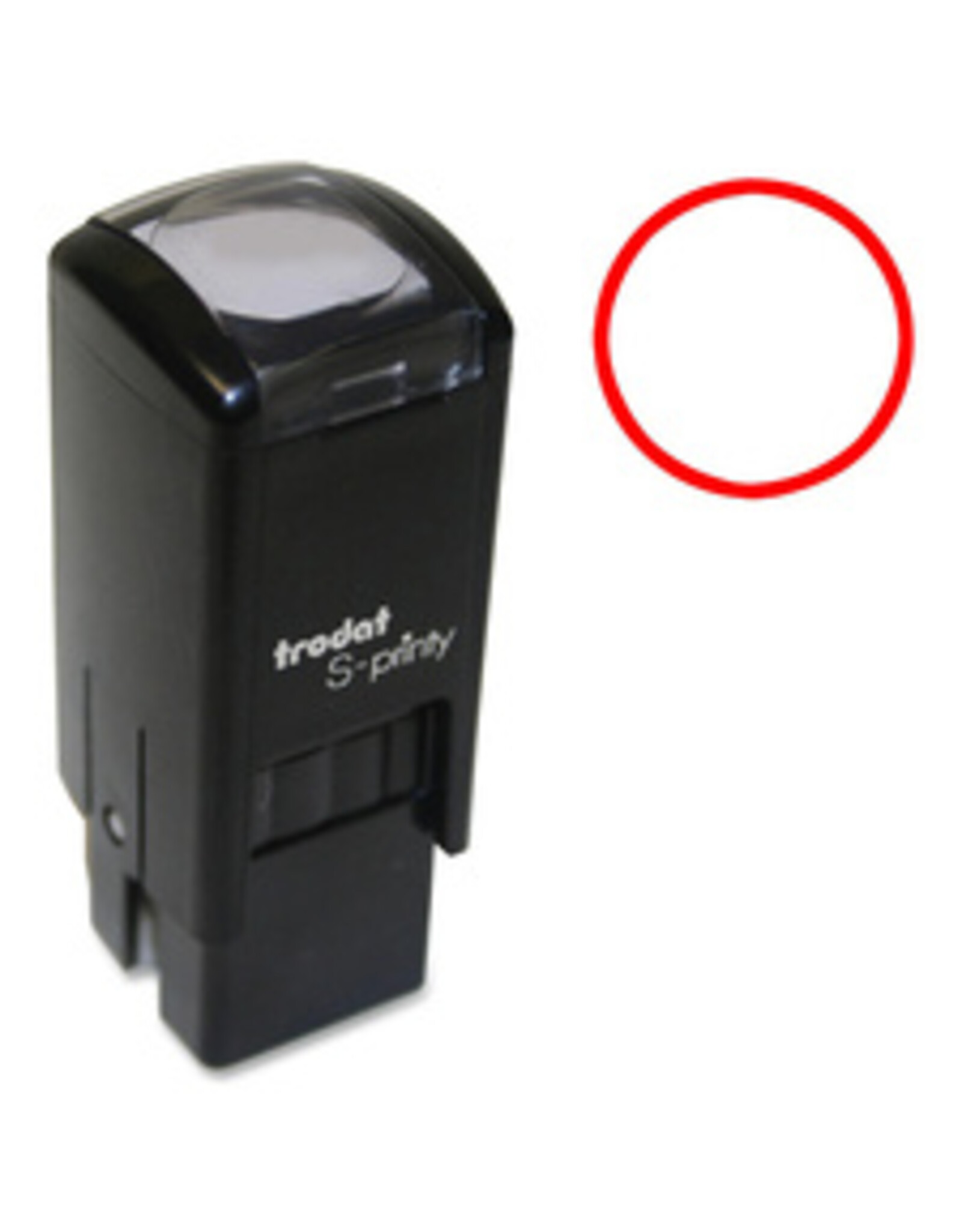 S-PRINTY STAMP SML*CIRCLE(RED)