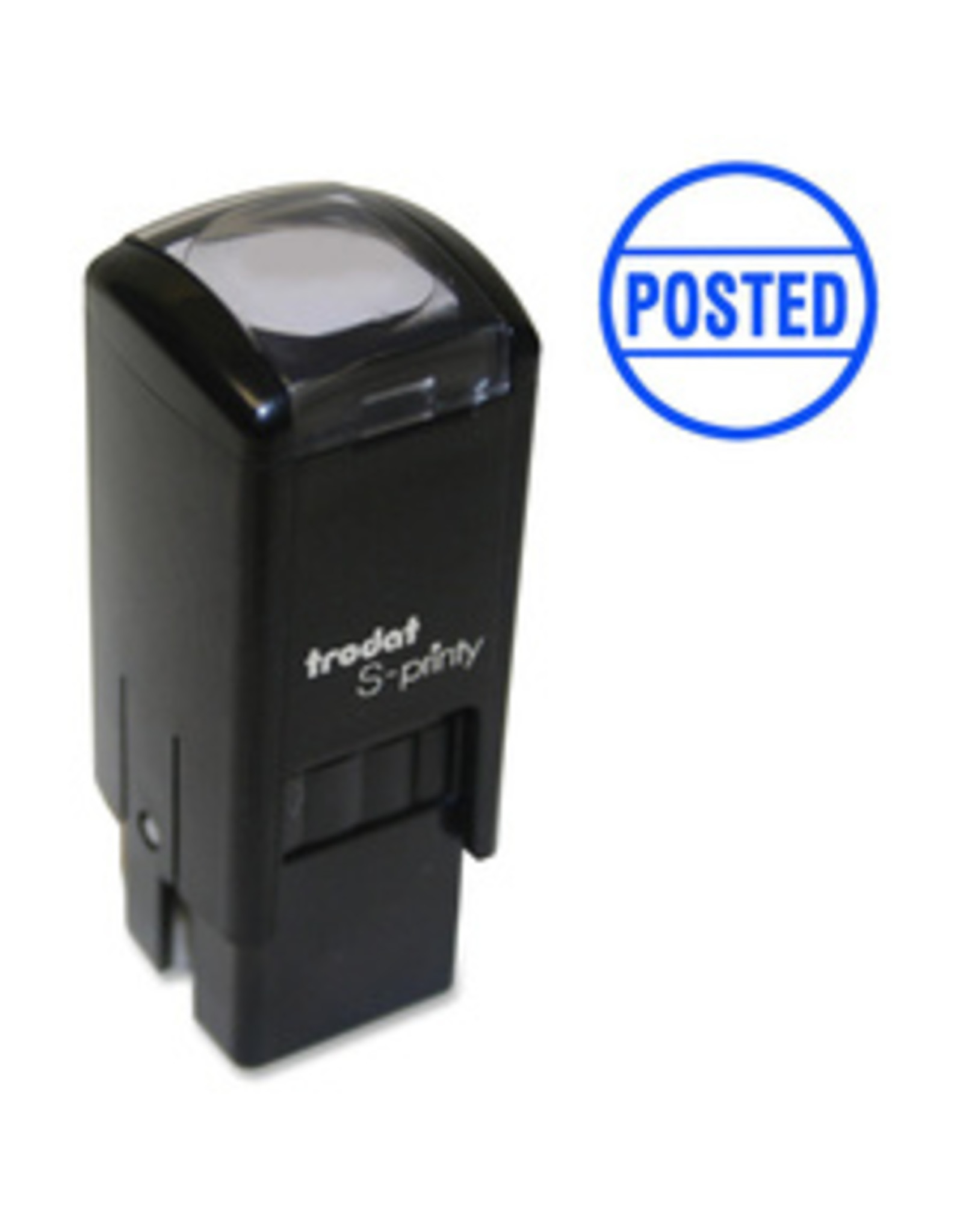 S-PRINTY STAMP SML*POSTED(BLU)
