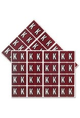 FILE LABEL* K - BROWN  *240/PK