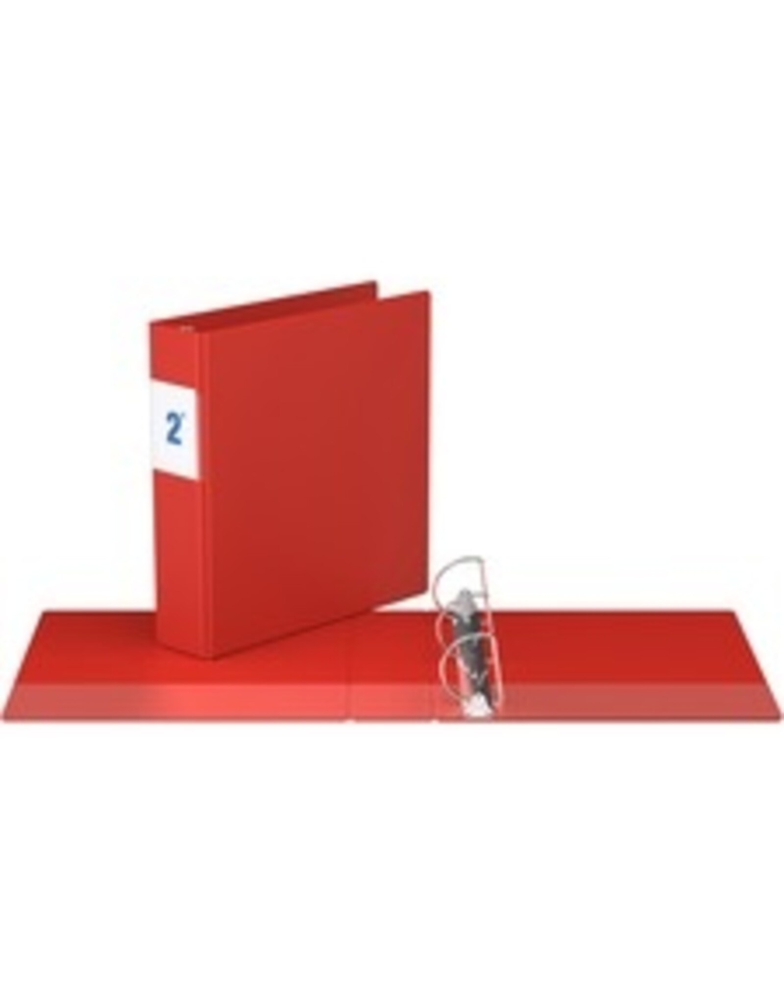 BINDER D-RING 2'' COMMERC*RED