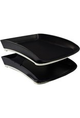 TRAY LTR RECYC ICE BLACK*2/ST