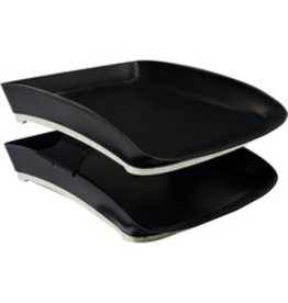 TRAY LTR RECYC ICE BLACK*2/ST