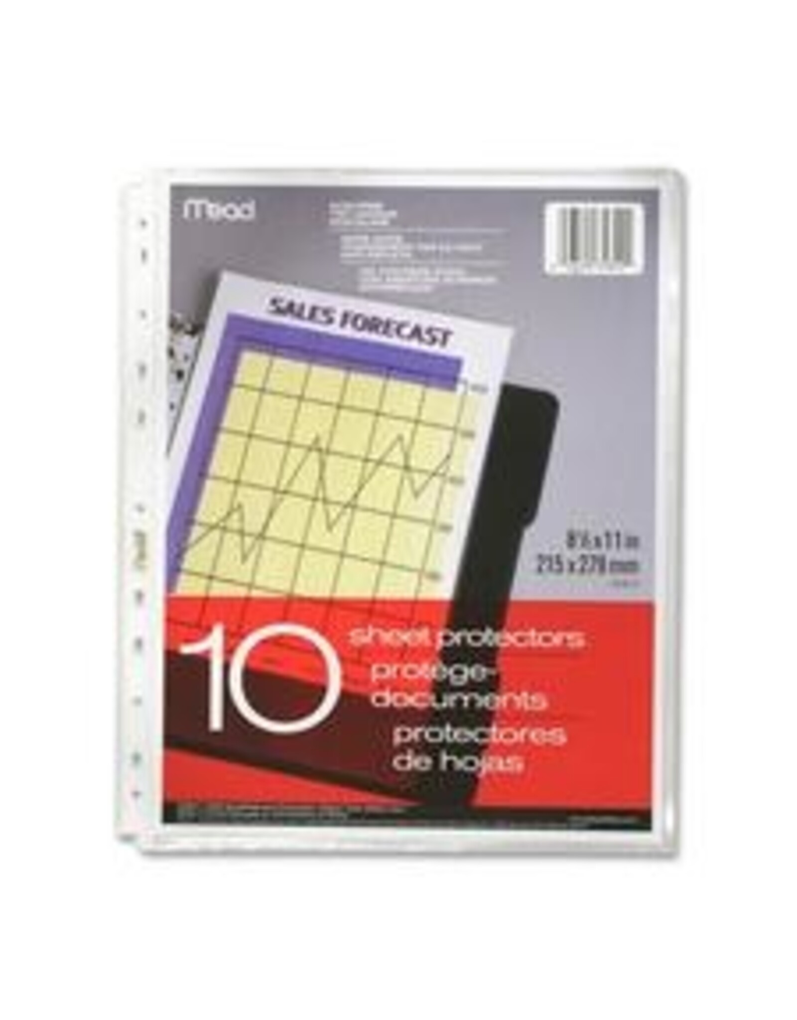 SHEET PROTECTOR 11x8.5  *10/PK