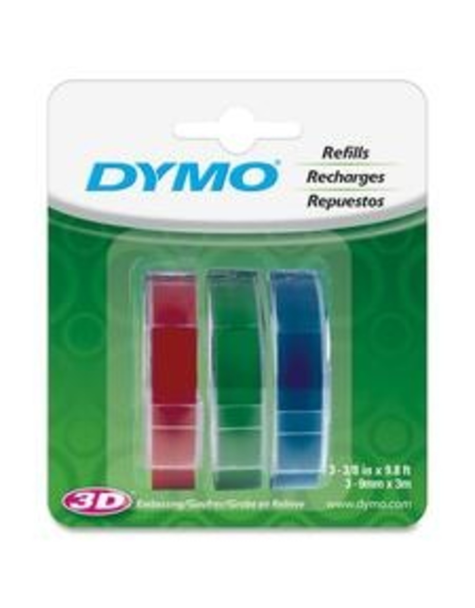 DYMO EMBOSS TAPE 9mmx3M*ASST