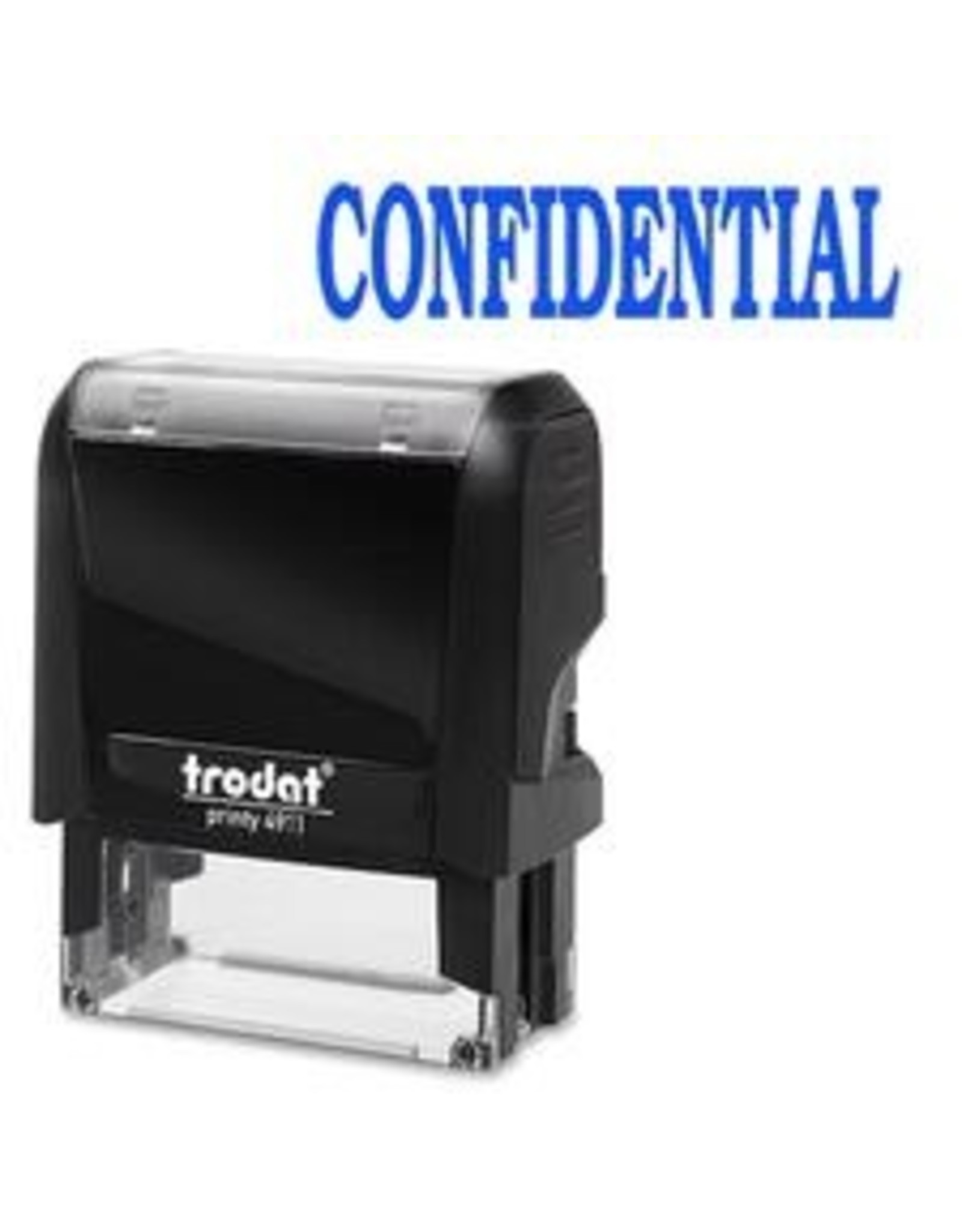 S-PRINTY STAMP LRG*CONFIDENTL