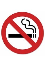 SIGN INTL SYMBOL 3x3*NO SMOK'G