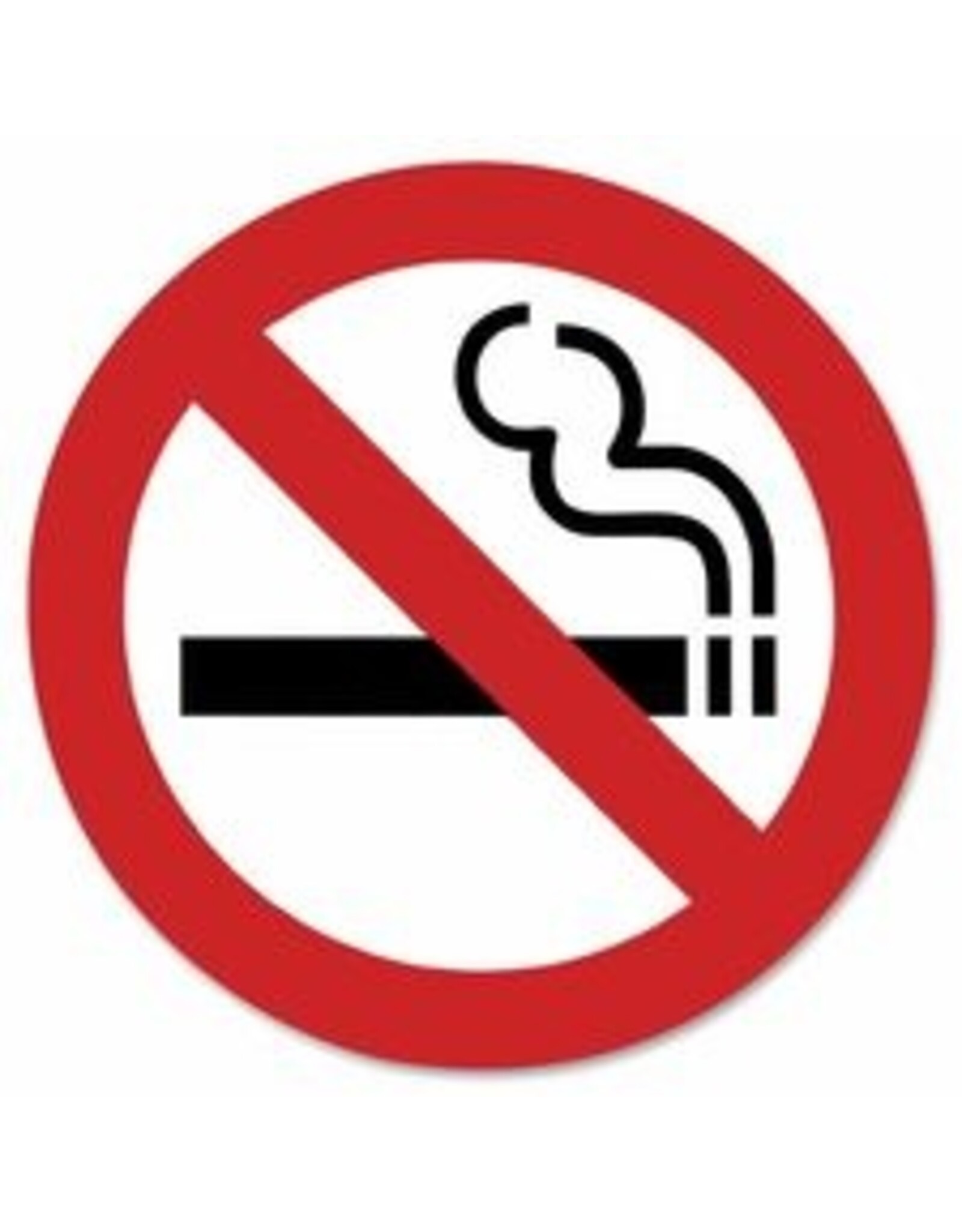 SIGN INTL SYMBOL 3x3*NO SMOK'G