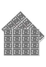 FILE LABEL* Z - GRY/WHT*240/PK