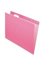HANG FILE-PRO LTR*PINK  *25/BX