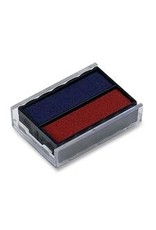 INK PAD, (6/4850/2)  *BLUE/RED