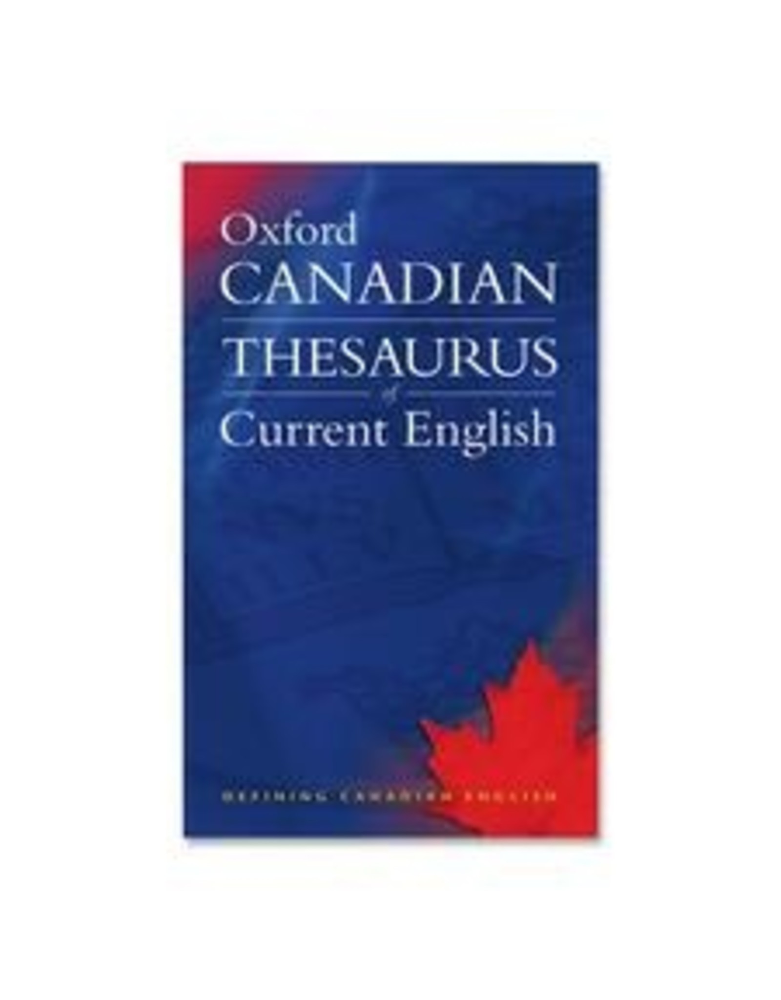 OXF CDN THESAURUS CURRENT ENG