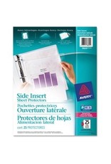 SHEET PROT SIDE INSERT  *25/PK