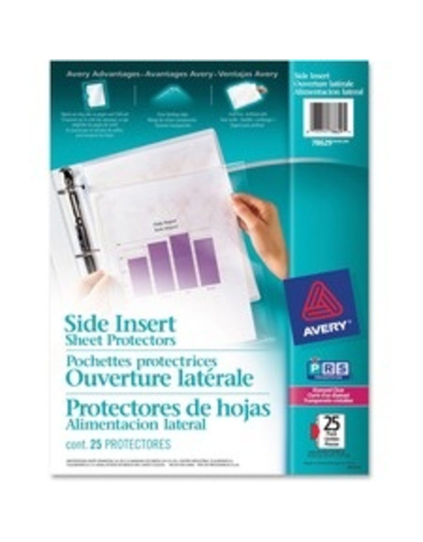 SHEET PROT SIDE INSERT  *25/PK