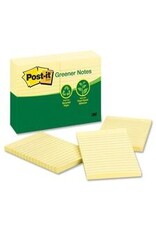 POST-IT RECY RLD 4x6*YLW*12/PK