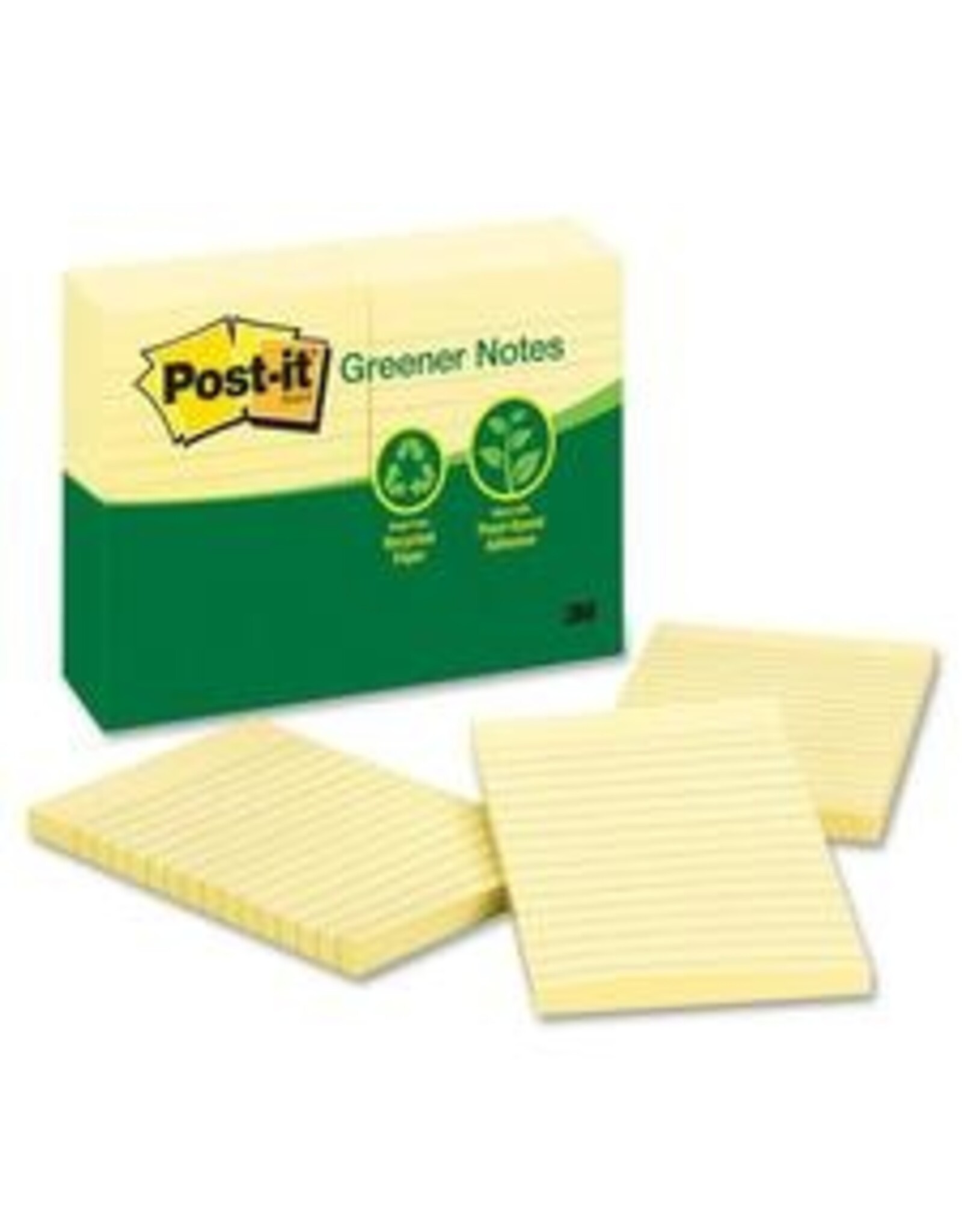 POST-IT RECY RLD 4x6*YLW*12/PK
