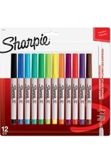 MARKER SHARPIE U/FN ASST*12/PK