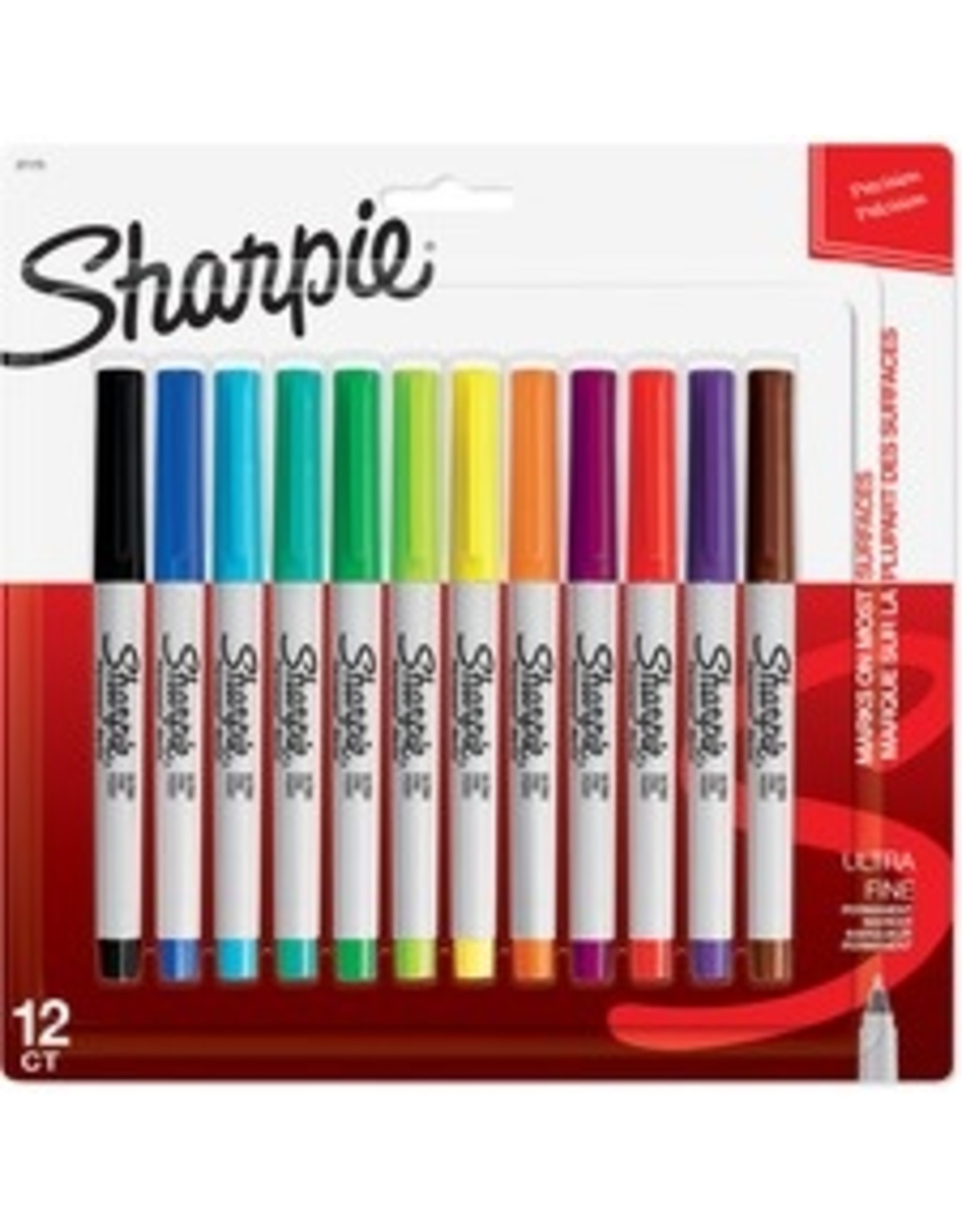 MARKER SHARPIE U/FN ASST*12/PK