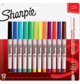 MARKER SHARPIE U/FN ASST*12/PK