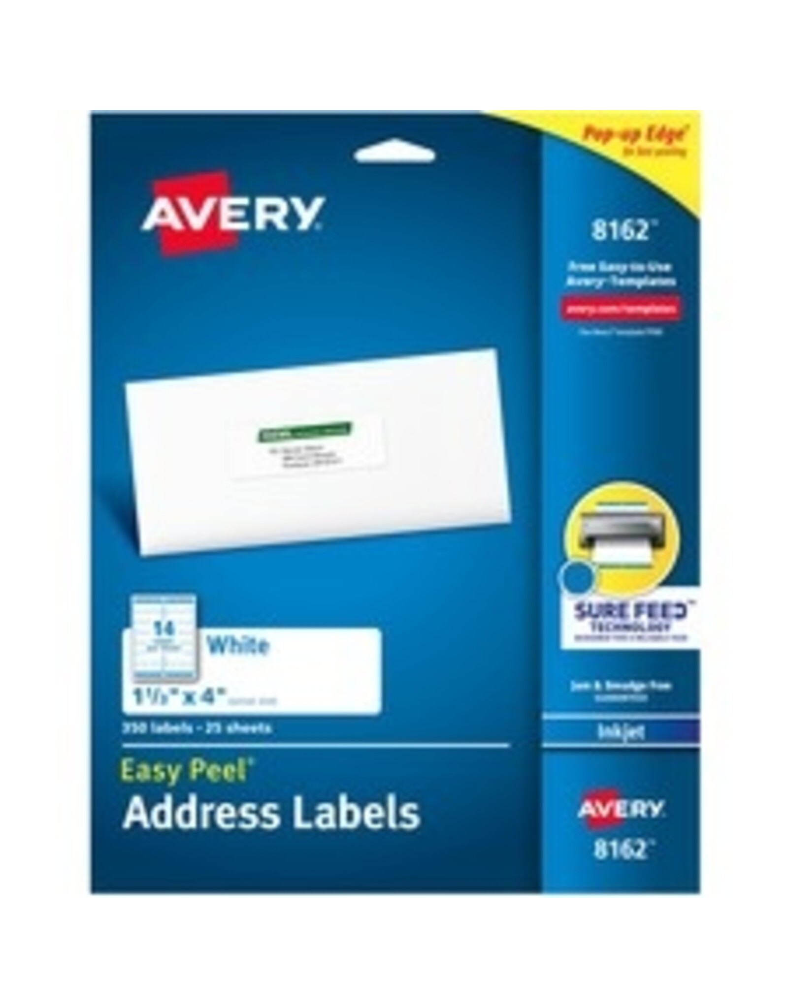 INKJET ADD.LABEL 4x1.33*350/PK