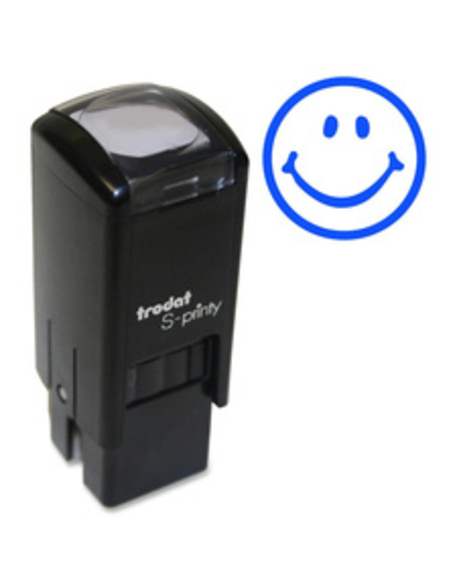 S-PRINTY STAMP SML*HAPPY FACE