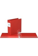 BINDER R-RING 3'' COMMERC*RED