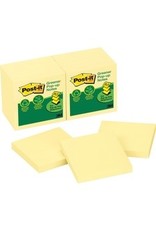POPUP NOTES 3x3 CANARY  *12/PK