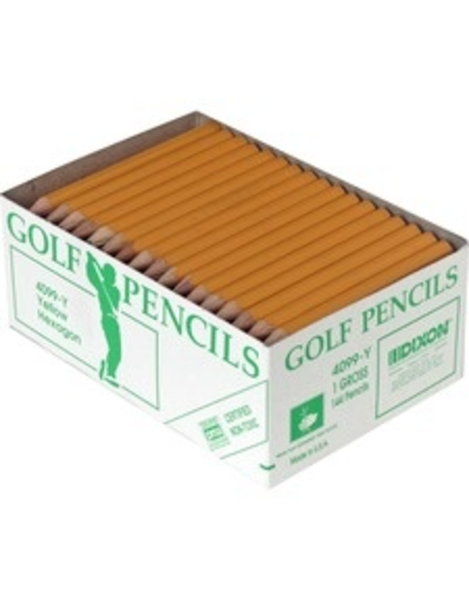 GOLF PENCIL, YELLOW 3.5''*144bx