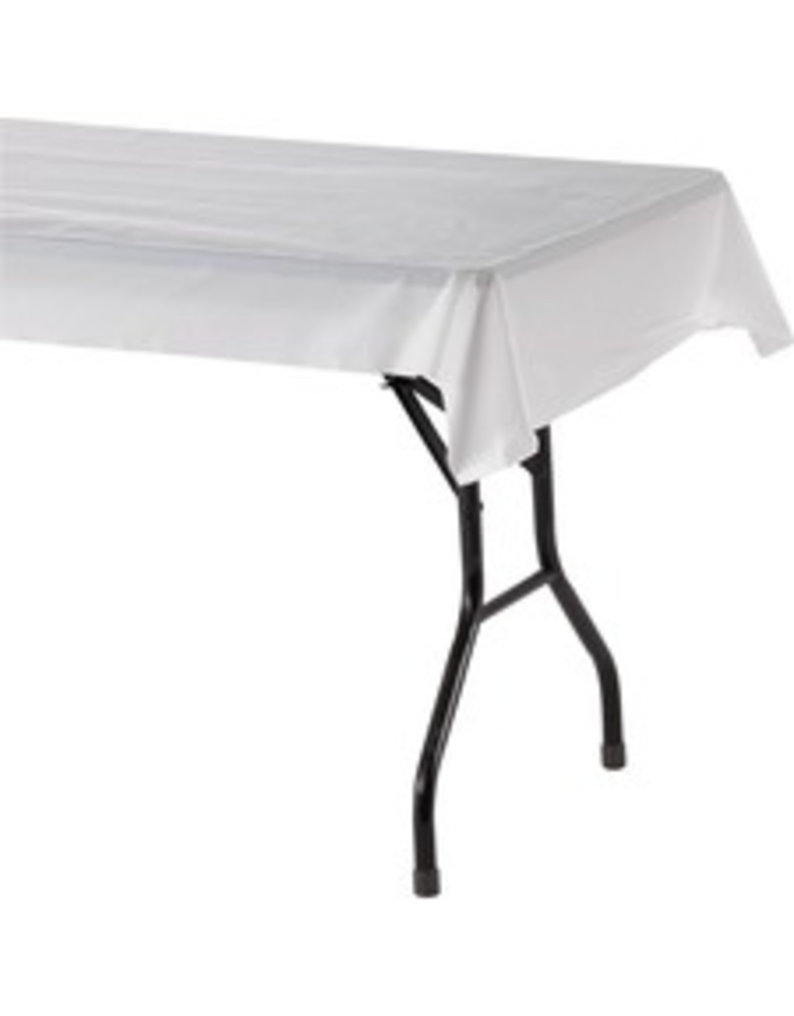 TABLECVR, PLSTC 40''x300'RL*WHT