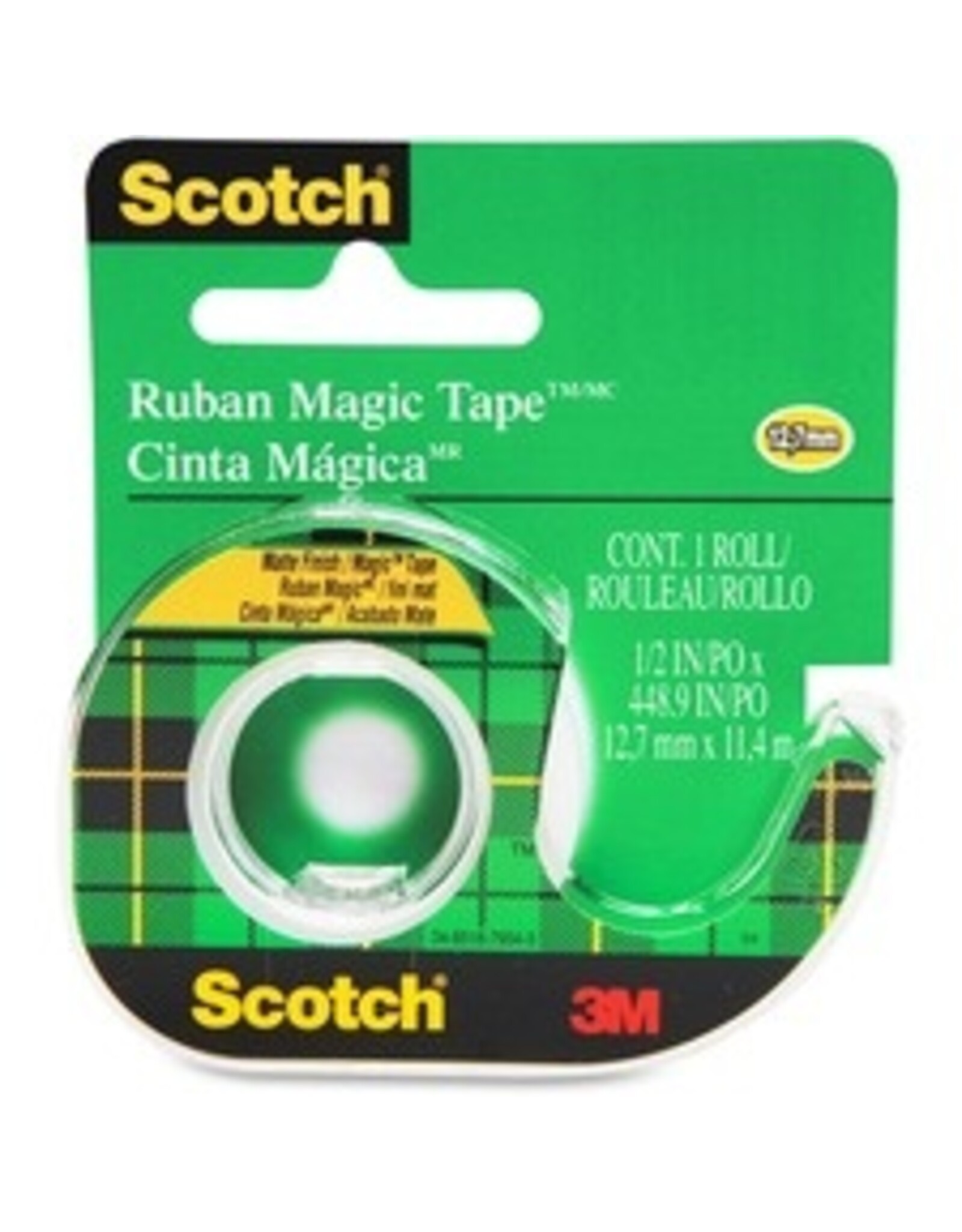 TAPE, MAGIC 12.7mmx11.4M*12/BX