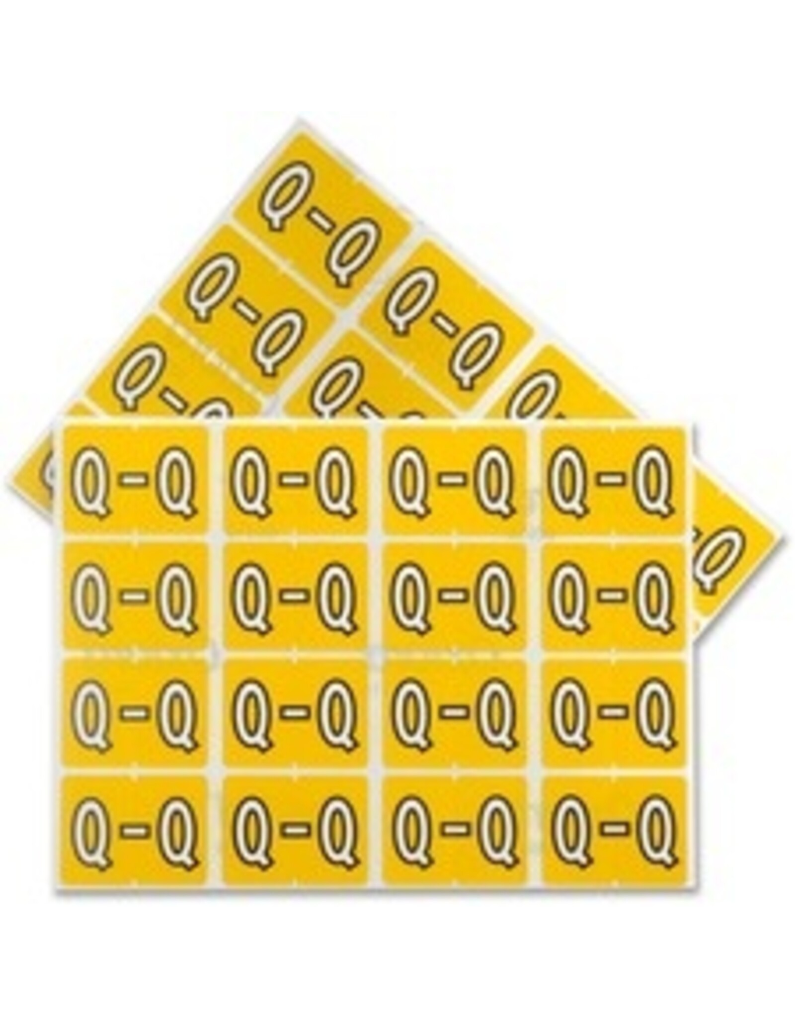 FILE LABEL* Q - YELLOW *240/PK