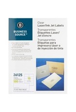 LABEL LSR CLEAR 2x4.25  *5C/PK