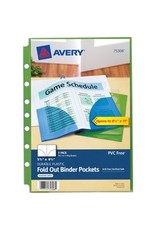 BINDER POCKET 5.5x8.5   *3/pk
