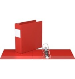 BINDER D-RING 3'' COMMERC*RED