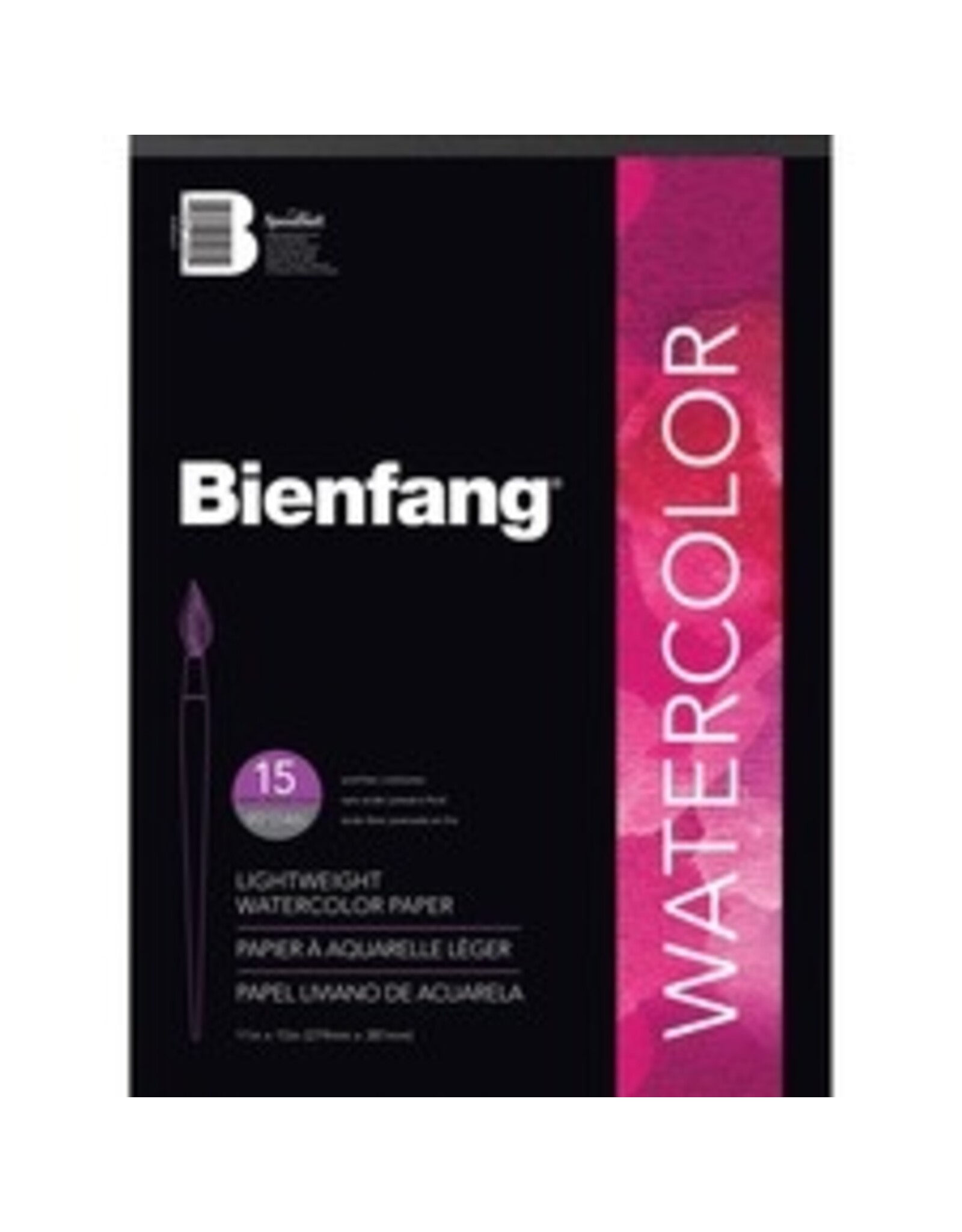 WATERCOLOUR PAD 90LB 11x15 15s