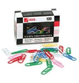 PAPER CLIP PVC #4 ASST  *1C/BX