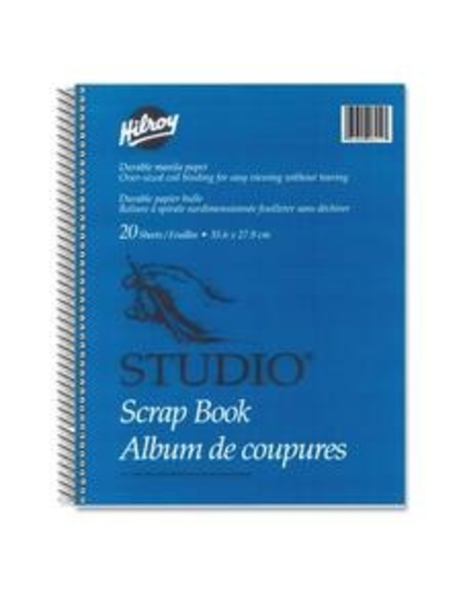 SCRAPBK, COIL 14x11 MAN *20sht