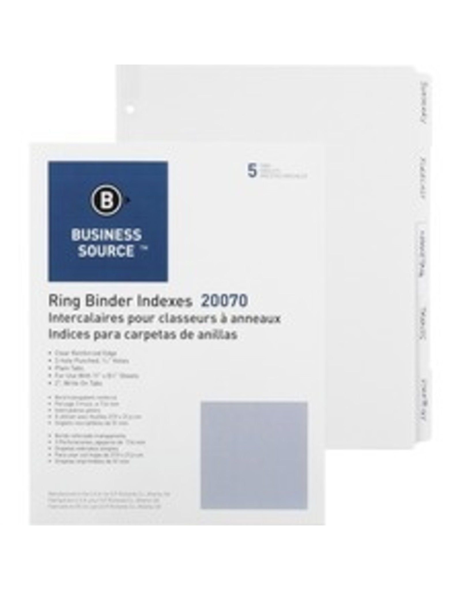 INDEX,3-RNG,5TAB,100ST,WE