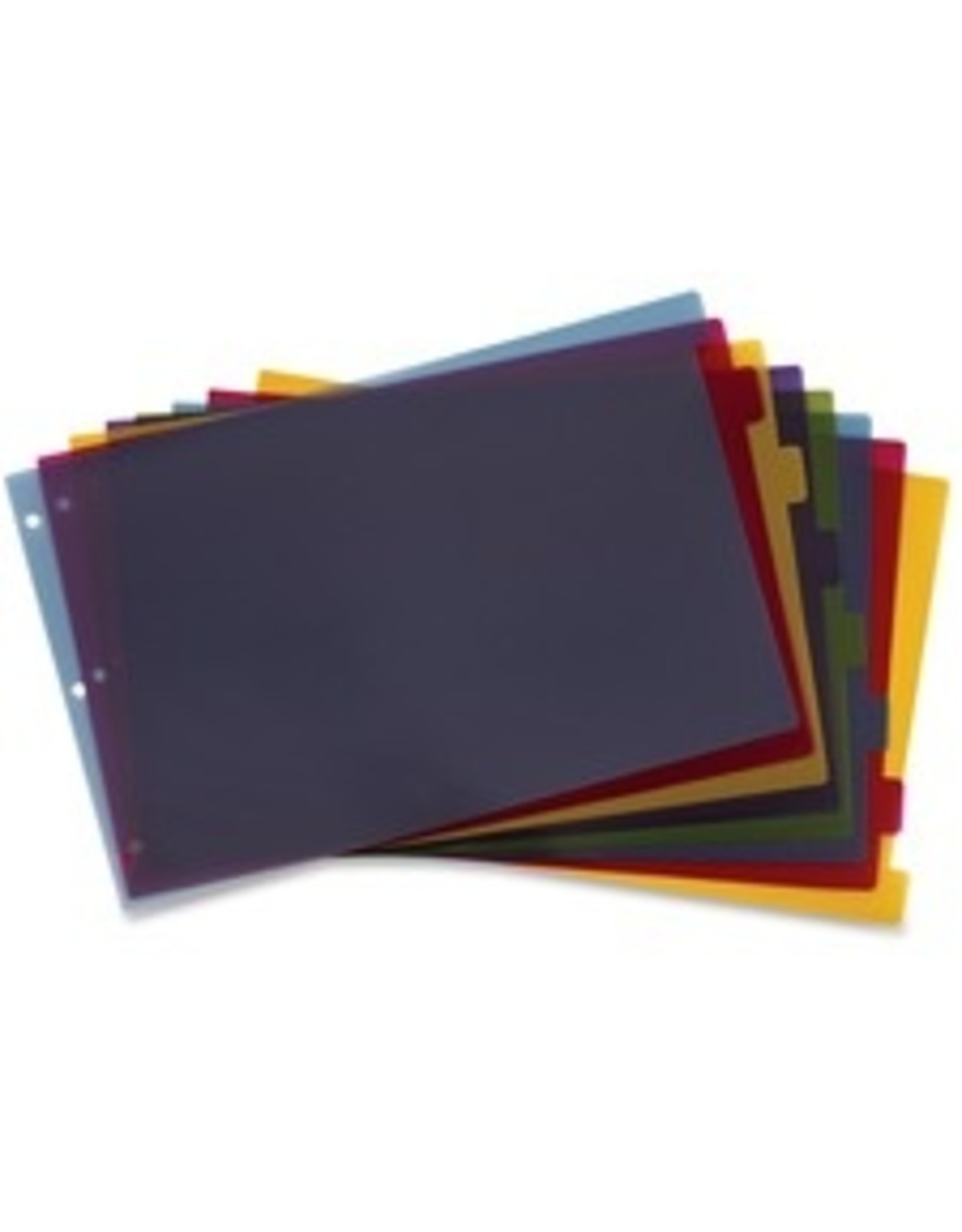POLY 11X17 8-TAB INDEX DIV