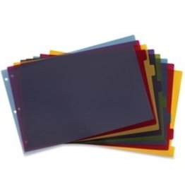 POLY 11X17 8-TAB INDEX DIV