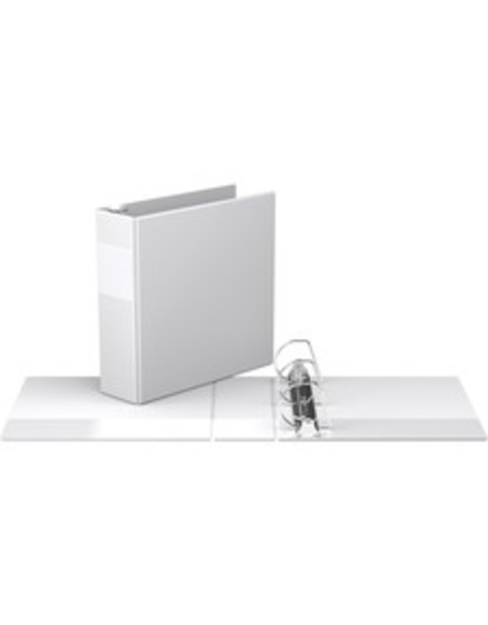 BINDER D-RING 3'' COMMERC*WHITE
