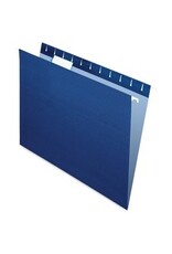 HANG FILE-PRO LTR*NAVY  *25/BX