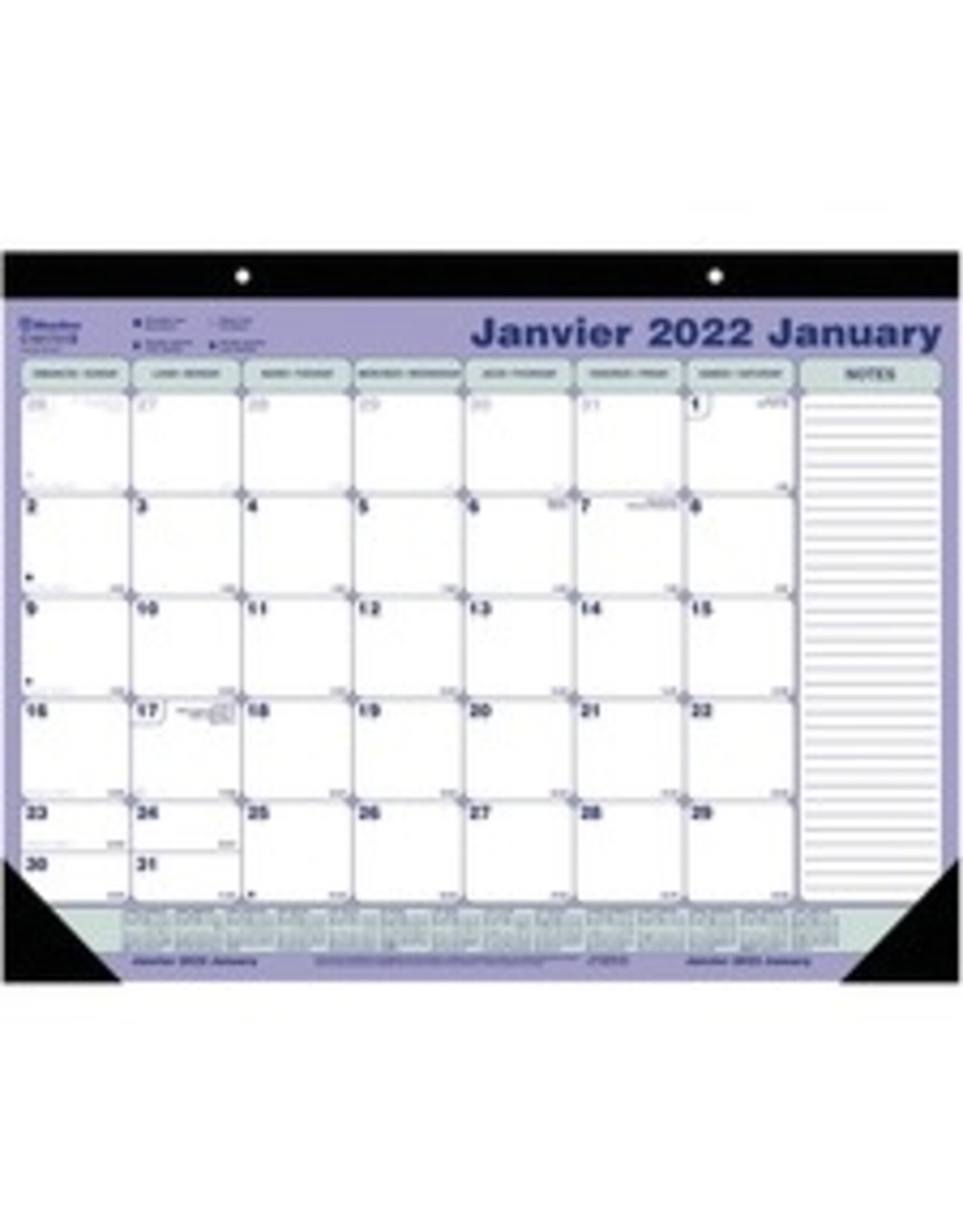 CAL/DESKPAD 16X21.25 BIL*2022