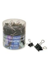 FOLDBACK CLIP*BK 3/4&1-1/4 *60