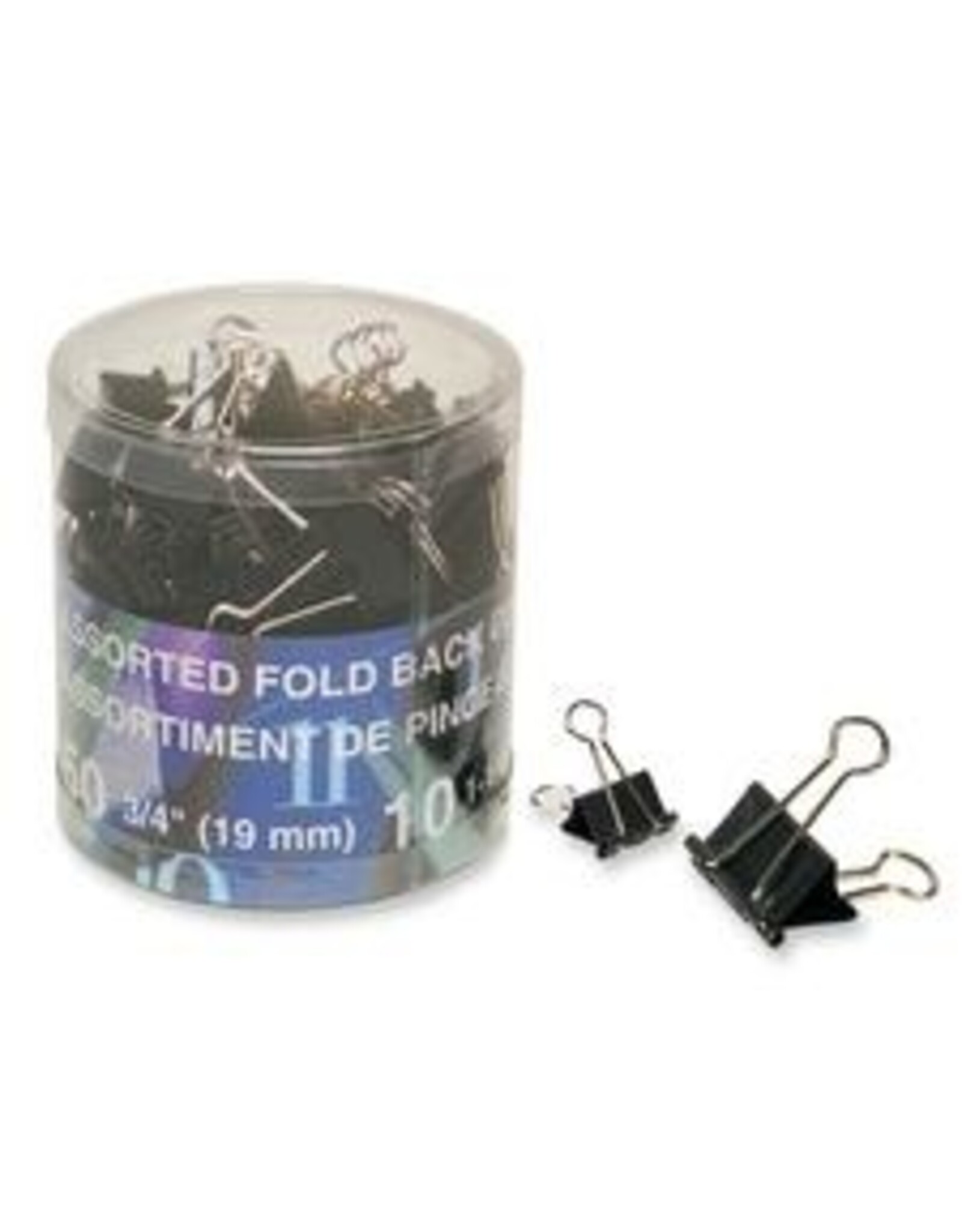 FOLDBACK CLIP*BK 3/4&1-1/4 *60