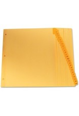 INDEX MYLAR TAB LTR BUFF*A-Z
