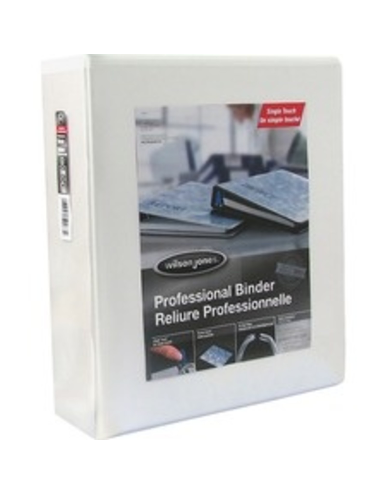BINDER 1-TOUCH D-RING 4''*WHITE
