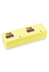 SUPER STICK NOTE 3X5 YLW*12/PK