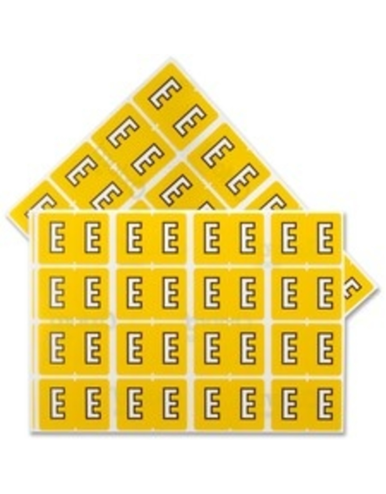 FILE LABEL* E - YELLOW *240/PK