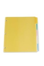INDEX INSERT, POLY LTR AST*5TB